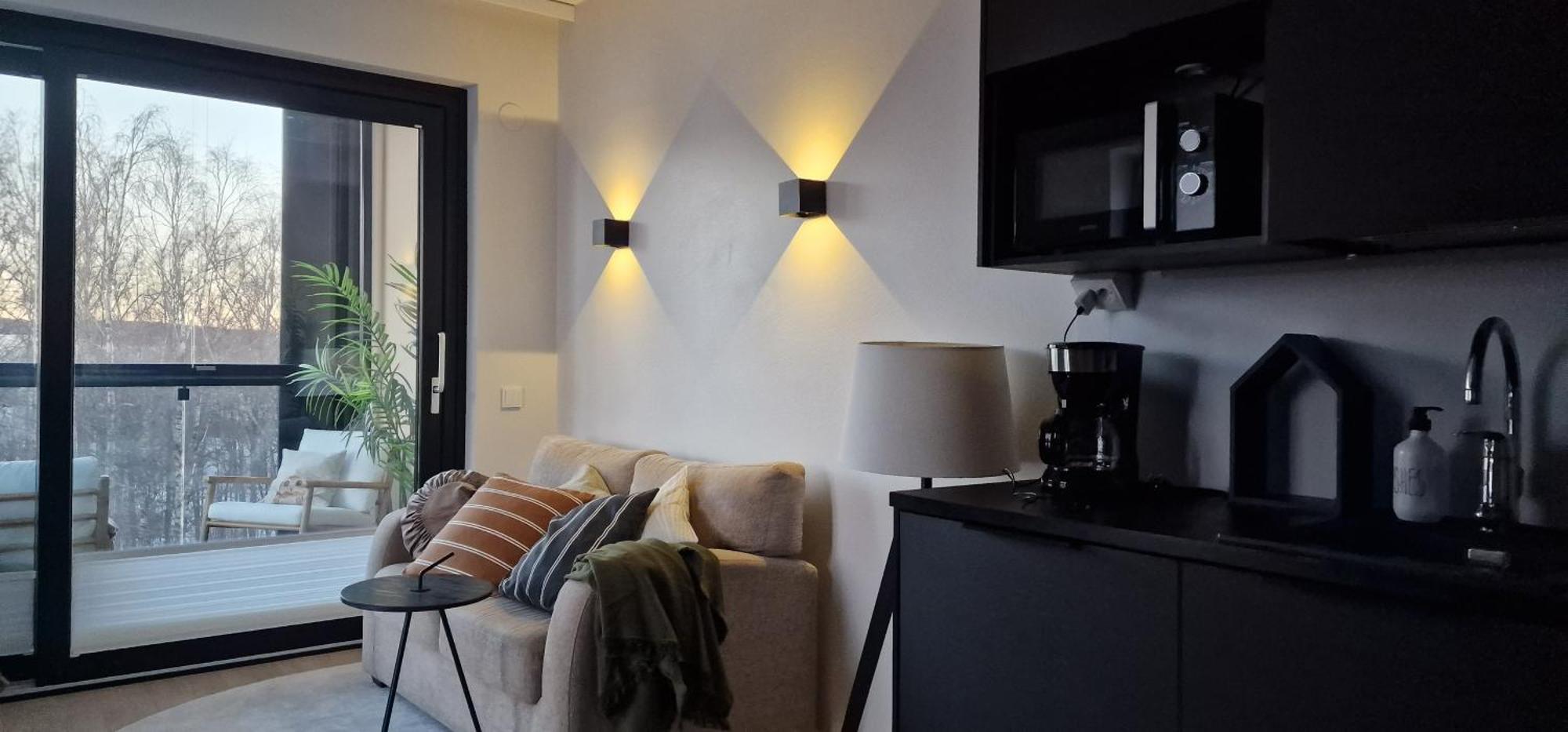 Modern Apartment Near Tampereen Messukeskus, With Own Private And Free Parking Bagian luar foto